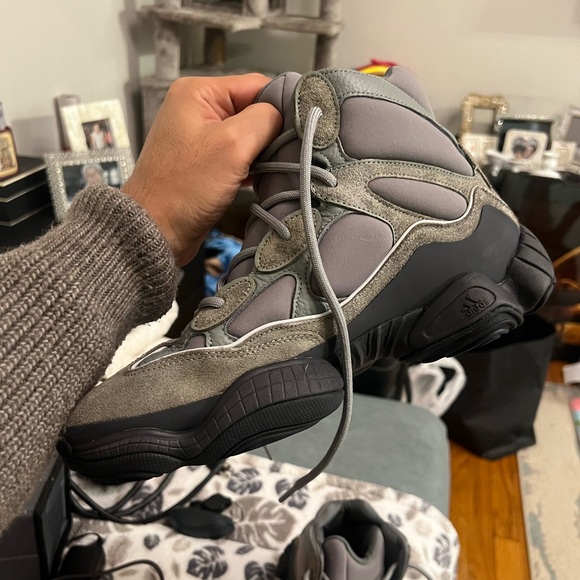 Yeezy 500 High On Feet Yeezy 500 High Slate On Feet Yeezy 500 High